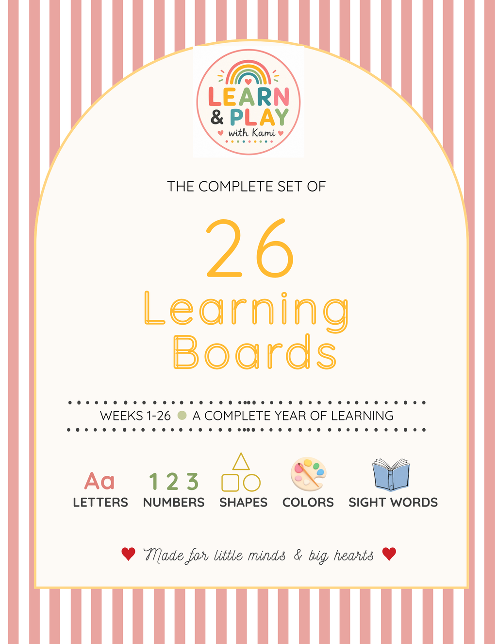 26 Learning Boards | A–Z Early Learning Printable Pack