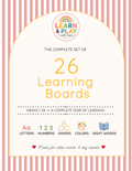 26 Learning Boards | A–Z Early Learning Printable Pack