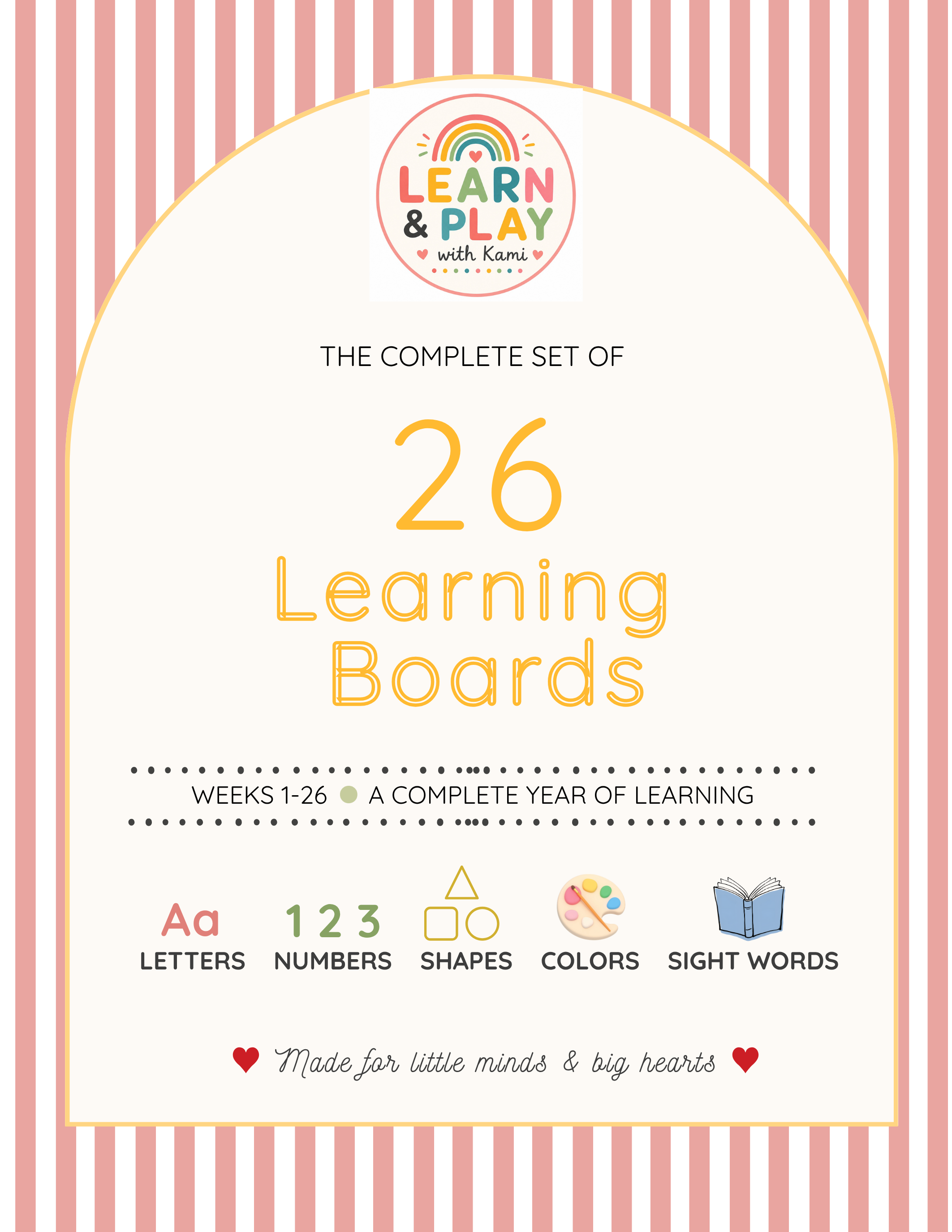 26 Learning Boards | A–Z Early Learning Printable Pack