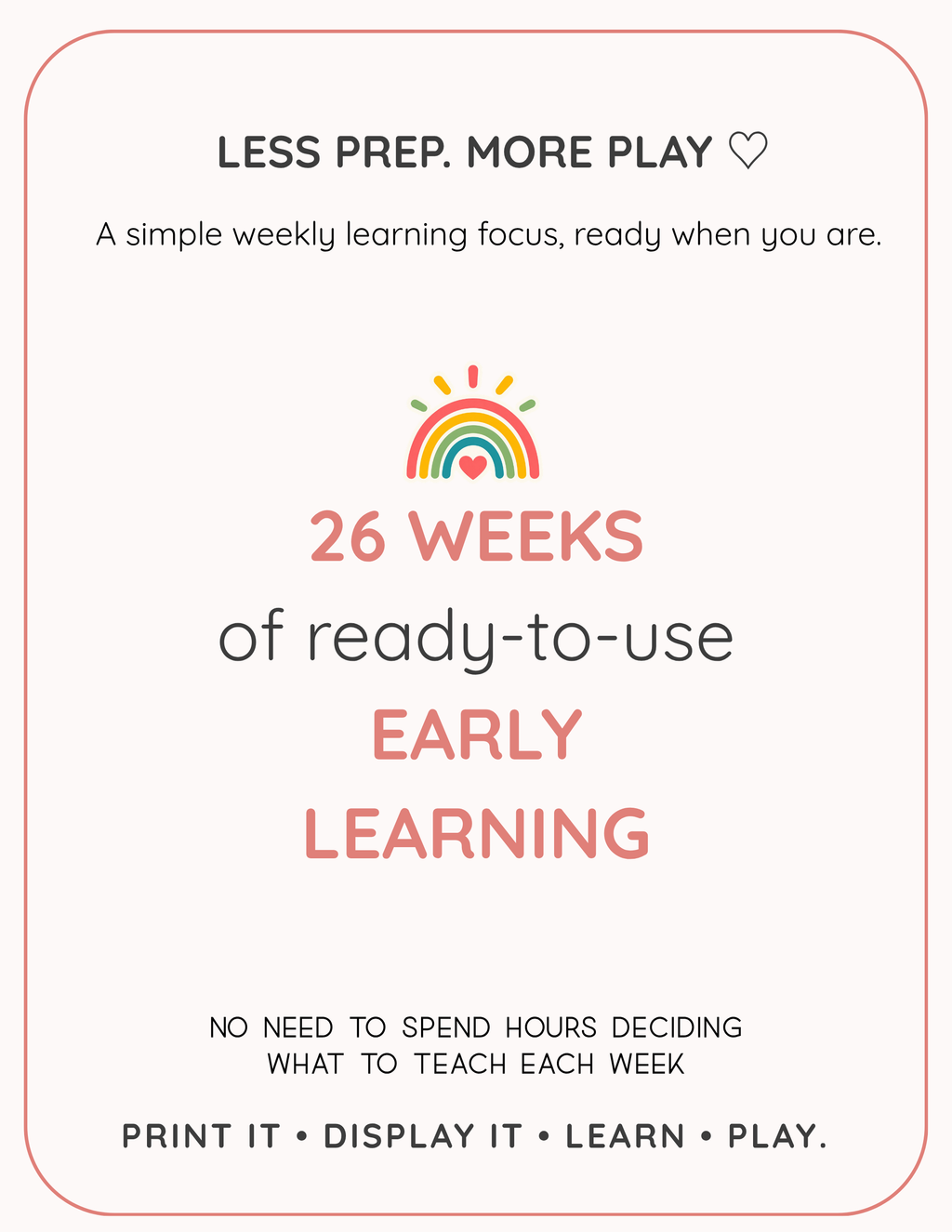 26 Learning Boards | A–Z Early Learning Printable Pack