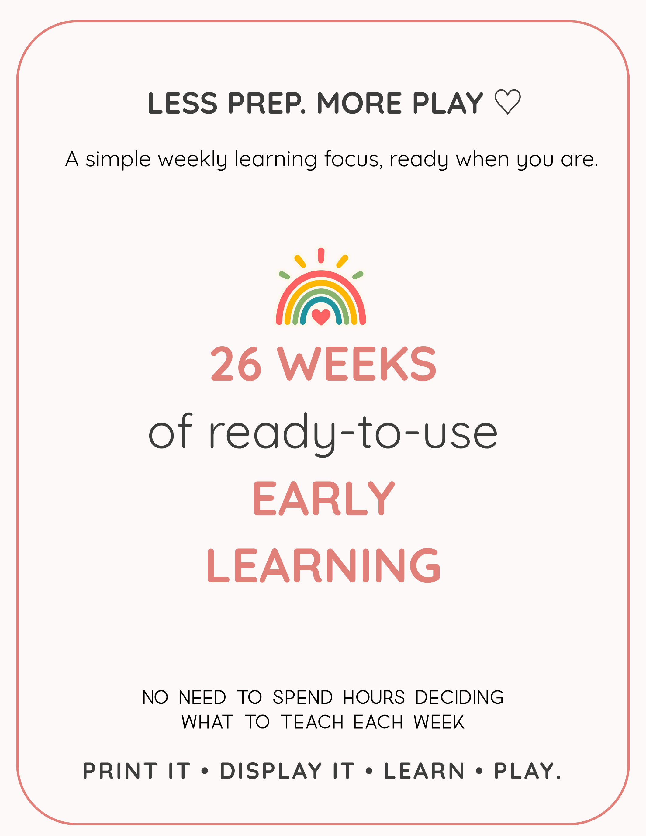 26 Learning Boards | A–Z Early Learning Printable Pack